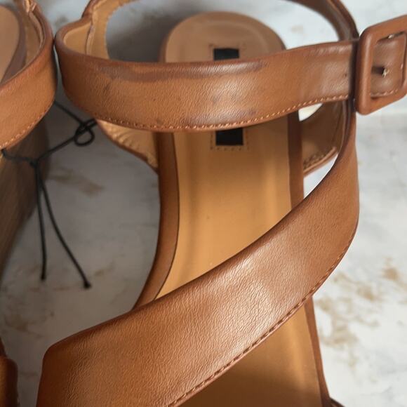 NEW Kensie Brown Platform Wedges - Picture 3 of 9